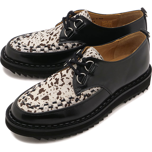 �W���[�W�R�b�N�X GEORGE COX �X�j�[�J�[ �����Y ���b�v�� �n�b�g�� 03-001-R-626 SS26 ���b�v���\�[�� �u���b�N�n BLACK WHITE-SPECKLED-PONY ���K�戵�X