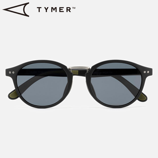 TYMER（タイマー） サングラス 偏光レンズ オリバー TY105-MBK-GYP