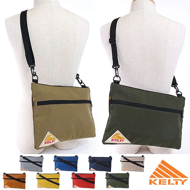 ケルティ ヴィンテージ フラット・ポーチ L KELTY ショルダーバッグ