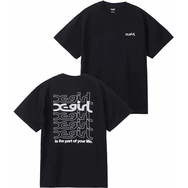 エックスガール X-girl ローズロゴ フェイデッド ショートスリーブ Tシャツ 105251011016 SS25 ROSE LOGO FADED S S TEE レディース OLIVE  正規取扱店 X-girl エックスガール ローズロゴ フェイデッド ショート