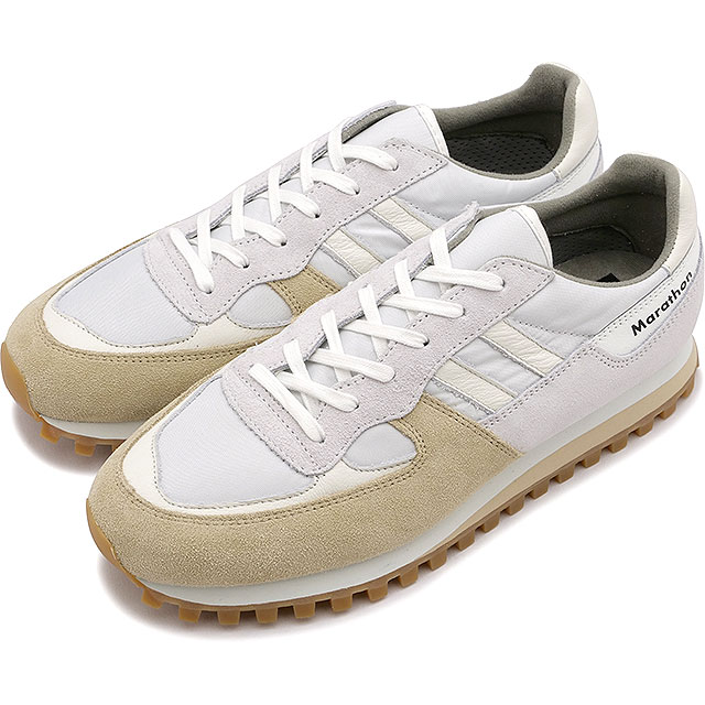 ゼットディーエー ZDA マラソン 2200FSL SS23 スロバキア製 ミリタリースニーカー 靴 WHITE LIGHT BEIGE HONEY  SOLE 白 ホワイト系