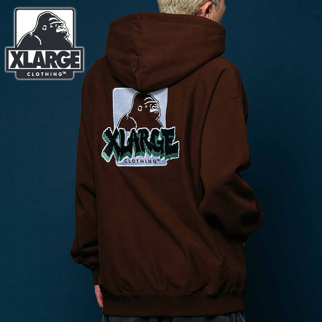 XLARGE パーカーブラウン XLARGE（エクストララージ）｜パーカー（ブラウン系）一覧 - WEAR