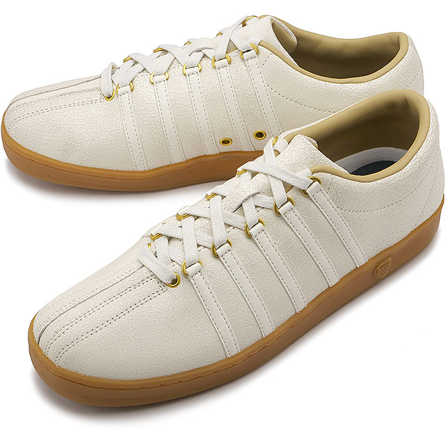 ケースイス K-SWISS メンズ スニーカー クラシック 88 VTG CRK 02248 36102341 SS23 靴 シューズ レザー Off White Gold Gum 白 ホワイト系