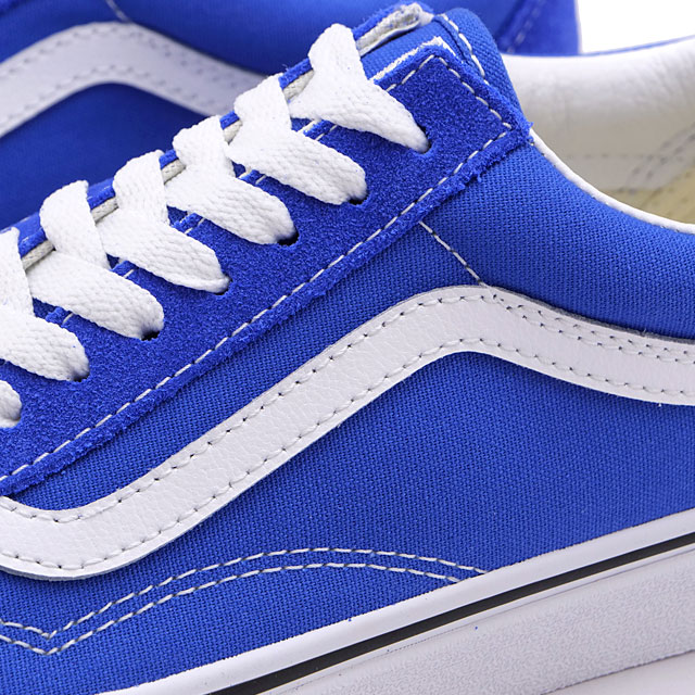 VANS レディーススニーカー ブルー ヴァンズ VANS OLD SKOOL COLOR THEORY DAZZLING-BLUE