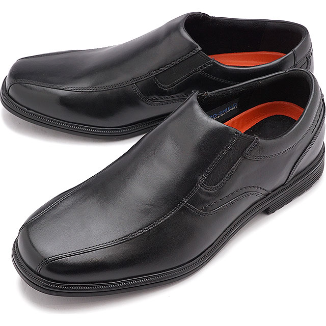 ロックポート ROCKPORT レザーシューズ テイラー ウォータープルーフ スリッポン CI0820W Taylor WP Slip On メンズ 革靴 ビジネス 防水 Black 黒 正規取扱店 | ROCKPORT