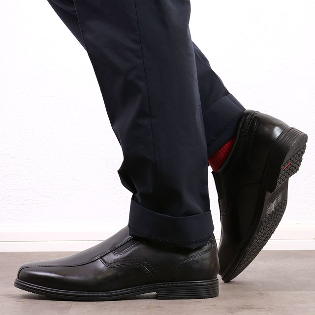 ロックポート ROCKPORT レザーシューズ テイラー ウォータープルーフ スリッポン CI0820W Taylor WP Slip On メンズ 革靴 ビジネス 防水 Black 黒 正規取扱店 | ROCKPORT | 01