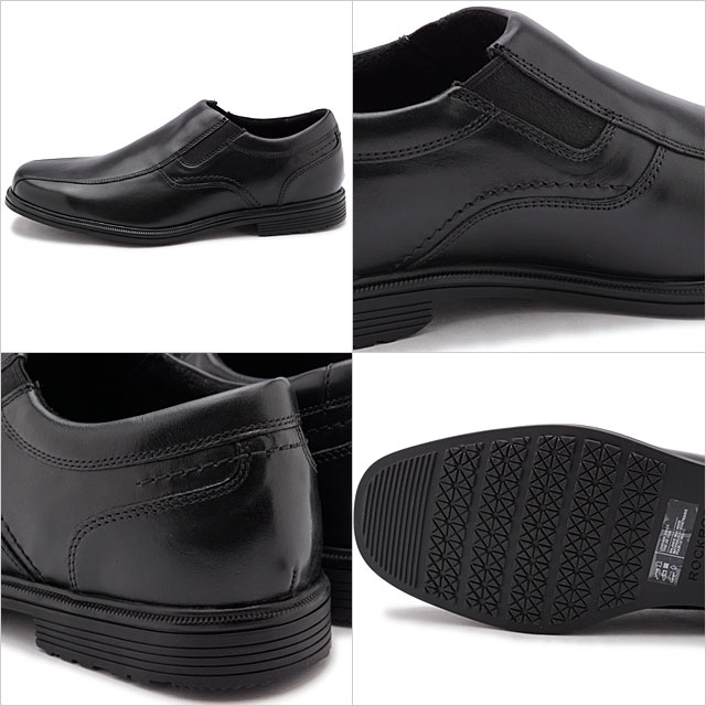 ロックポート ROCKPORT レザーシューズ テイラー ウォータープルーフ スリッポン CI0820W Taylor WP Slip On メンズ 革靴 ビジネス 防水 Black 黒 正規取扱店 | ROCKPORT | 02