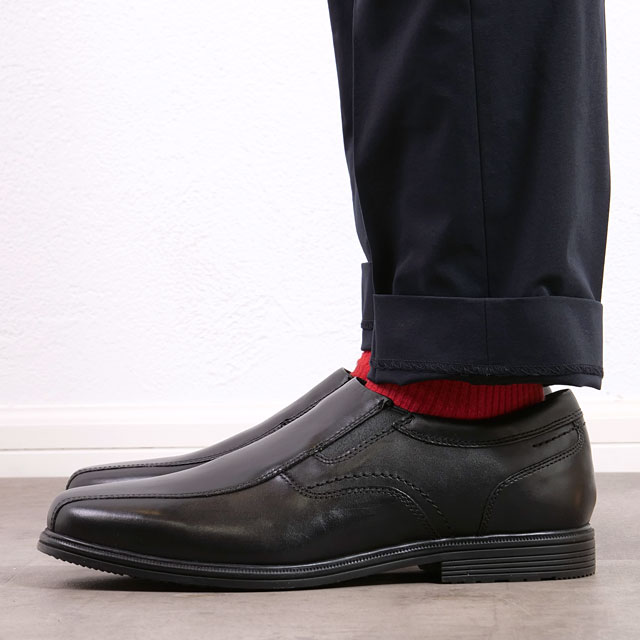 ロックポート ROCKPORT レザーシューズ テイラー ウォータープルーフ スリッポン CI0820W Taylor WP Slip On メンズ 革靴 ビジネス 防水 Black 黒 正規取扱店 | ROCKPORT | 05