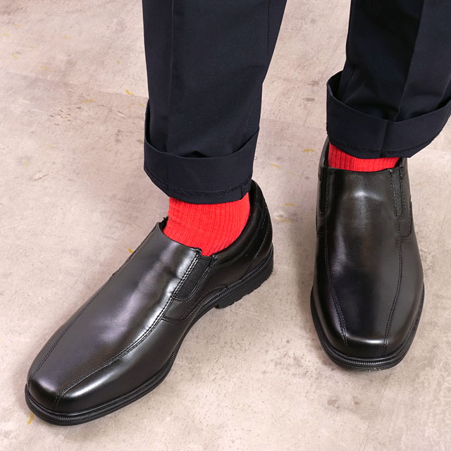 ロックポート ROCKPORT レザーシューズ テイラー ウォータープルーフ スリッポン CI0820W Taylor WP Slip On メンズ 革靴 ビジネス 防水 Black 黒 正規取扱店 | ROCKPORT | 06