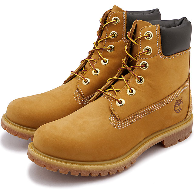 ティンバーランド Timberland レディース 6インチ プレミアムブーツ 10361-713 SS23 靴 アウトドアシューズ 防水  イエローブーツ Wheat イエロー系