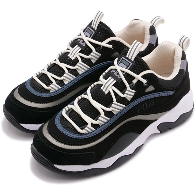 フィラ FILA レディース スニーカー フィラ プロムナード WSS23010-964 SS23 FILA Promenade BLACK  LILAC ASH WHITE