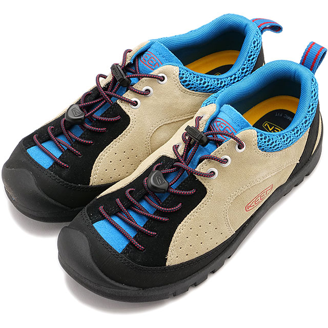 返品交換送料無料 キーン KEEN レディース スニーカー ジャスパー ロックス エスピー 1027428 SS23 W JASPER “ROCKS” SP シューズ Safari Fjord Blue｜mischief