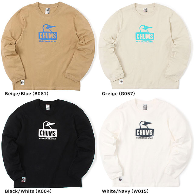 CHUMS チャムス メンズ ブービーフェイスロングスリーブTシャツ