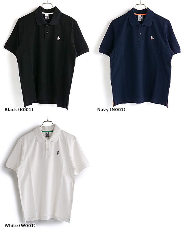 チャムス CHUMS メンズ ブービーポロシャツ CH02-1190 SS23 M Booby Polo Shirt トップス 半袖 アウトドア 鹿の子素材｜mischief｜06