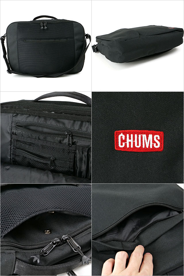 チャムス CHUMS SLCツーウェイブリーフケース CH60-3470 SS23 SLC 2way Briefcase メンズ・レディース 鞄 手持ちバッグ ショルダーバッグ アウトドア｜mischief｜03