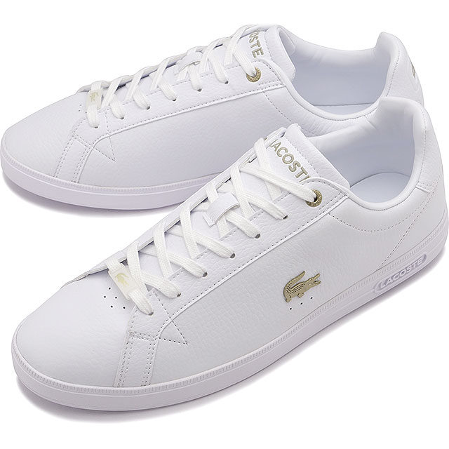 ラコステ LACOSTE メンズ スニーカー グラジュエイト プロ 45SMA0118-21G SS23 M GRADUATE PRO 123 1 SMA 靴 WHT WHT 白 ホワイト系