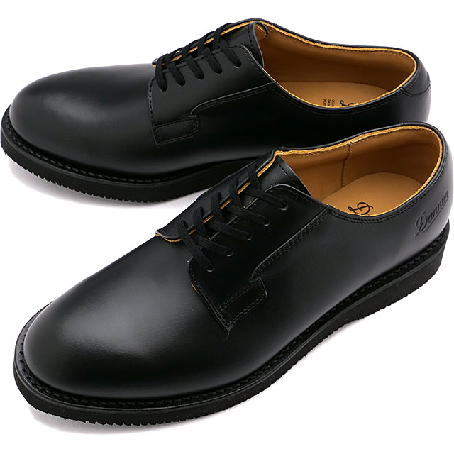 ダナー Danner メンズ ブーツ ポストマン2 D212100 SS23  POSTMAN 2 短靴 ポストマンシューズ ビブラムソール 日本製 BLACK 黒 ブラック系