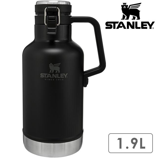 スタンレー STANLEY 水筒 クラシック真空グロウラー 1.9L 10-01941-165 SS23 ギフト 贈り物 アウトドア キャンプ ステンレスボトル ブラック｜mischief