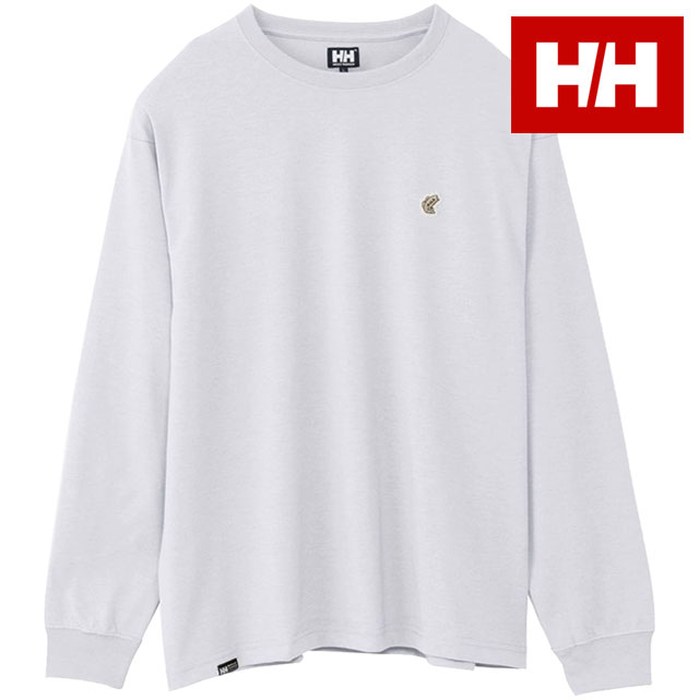 ヘリーハンセン HELLY HANSEN メンズ ロングスリーブ HHアングラーティー HH32357-CW FW23 L S HHAngler Tee クリアホワイト