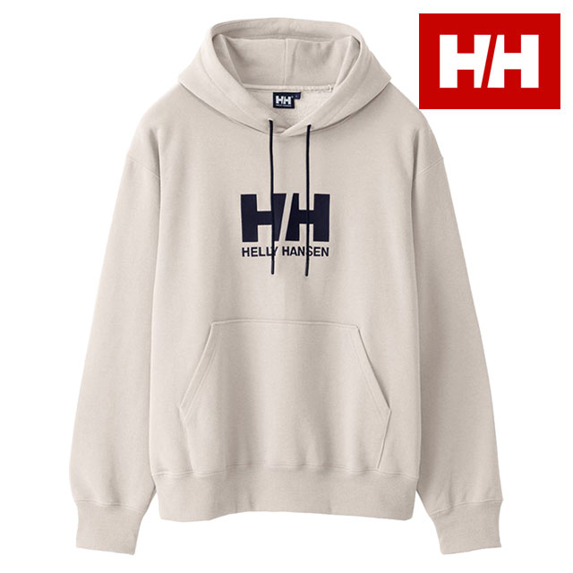 ヘリーハンセン HELLY HANSEN メンズ HHロゴ スウェットパーカ HH32377-IV FW23 HH Logo Sweat Parka  トップス フーディー 裏起毛 エコ アイボリー