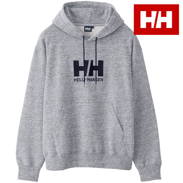 ヘリーハンセン HELLY HANSEN メンズ HHロゴ スウェットパーカ HH32377-Z FW23 HH Logo Sweat Parka ミックスグレー