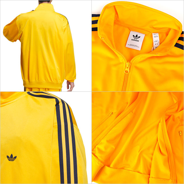 日本別注カラー アディダスオリジナルス adidas Originals メンズ ベッケンバウアー トラックトップ HBN85 IK9151 SS23  セミソーラーゴールド