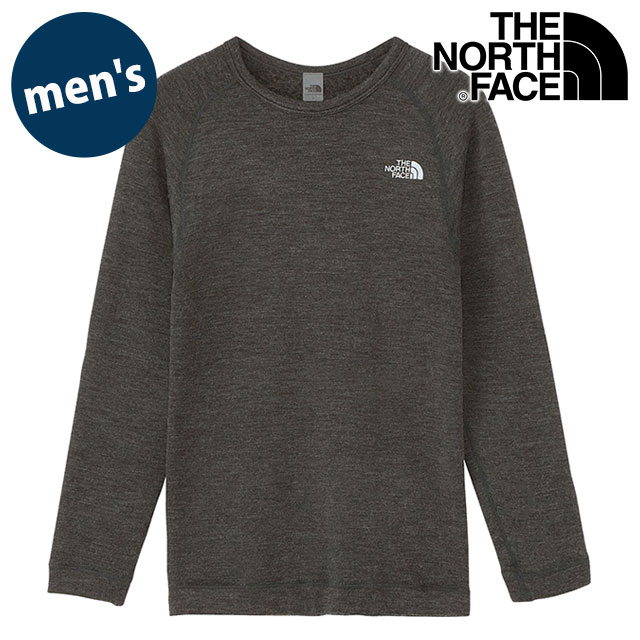 ザ ノースフェイス THE NORTH FACE メンズ エクスペディションホットクルー NT62313-Z FW23 トップス インナー 防寒 ミックスグレー｜mischief｜02