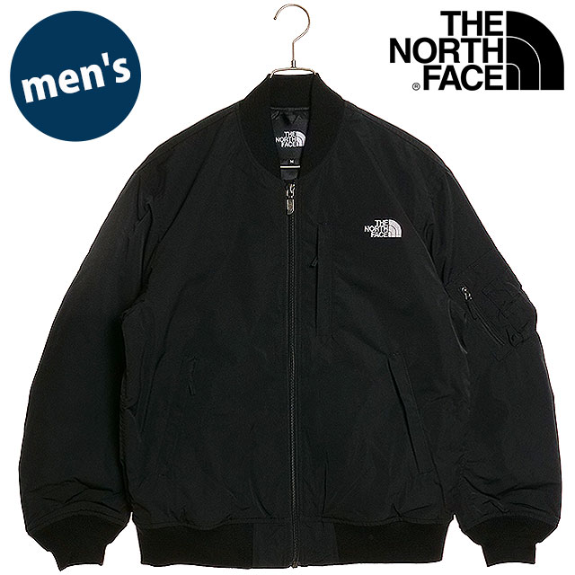 ザ・ノース・フェイス THE NORTH FACE メンズ インサレーションボンバージャケット NY82334-K FW23 中綿ジャケット ブルゾン ブラック｜mischief