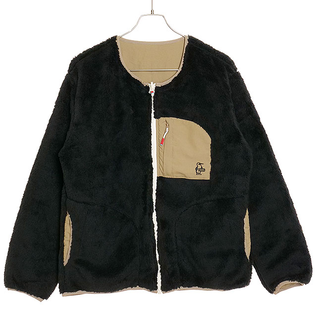 チャムス CHUMS メンズ エルモフリースリバーシブルブルゾン CH04-1381 FW23 M Elmo Fleece Reversible Blouson アウター フリースジャケット オーバーサイズ