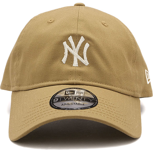ニューエラ NEWERA キャップ ニューヨーク・ヤンキース 13751072 FW23 MLB 9TWENTY Cloth Strap 帽子 クロスストラップ サイズ調整可能 カーキ｜mischief｜02