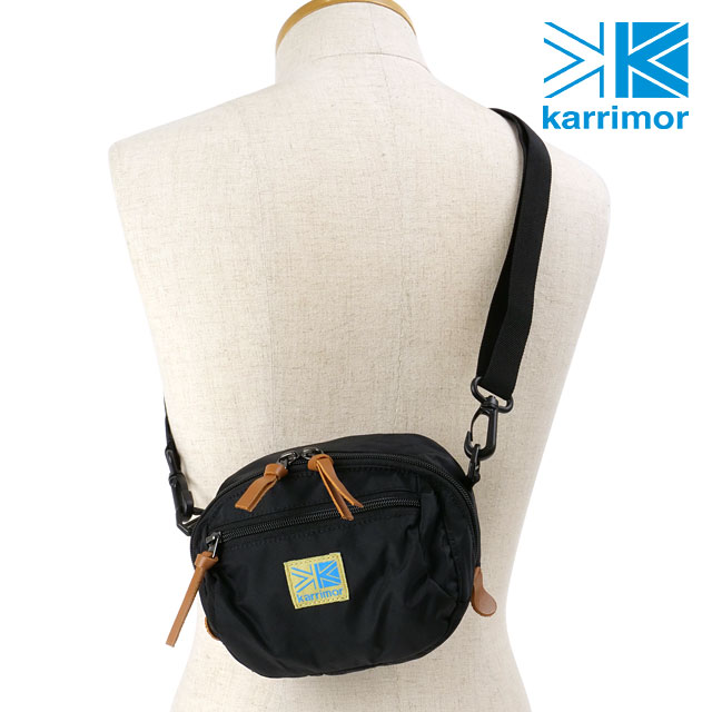 カリマー Karrimor VT ポーチ 501116-9000 FW23 1.2L VT pouch メンズ・レディース 鞄 2WAY ショルダーポーチ ウエストポーチ アウトドア Black