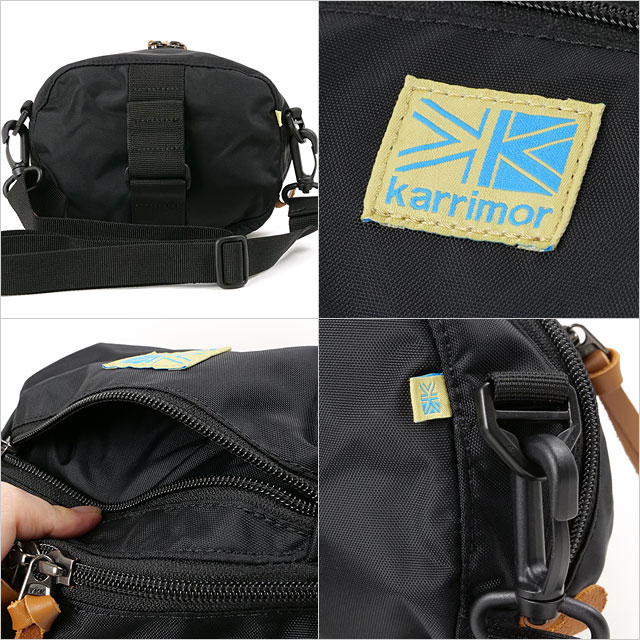 カリマー Karrimor VT ポーチ 501116-9000 FW23 1.2L VT pouch メンズ・レディース 鞄 2WAY ショルダーポーチ ウエストポーチ アウトドア Black｜mischief｜03
