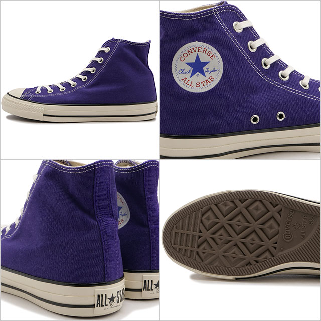 コンバース CONVERSE スニーカー オールスター US ハイカット 31310291 FW23 ALL STAR US HI メンズ・レディース 靴 BLUE-VIOLET｜mischief｜03