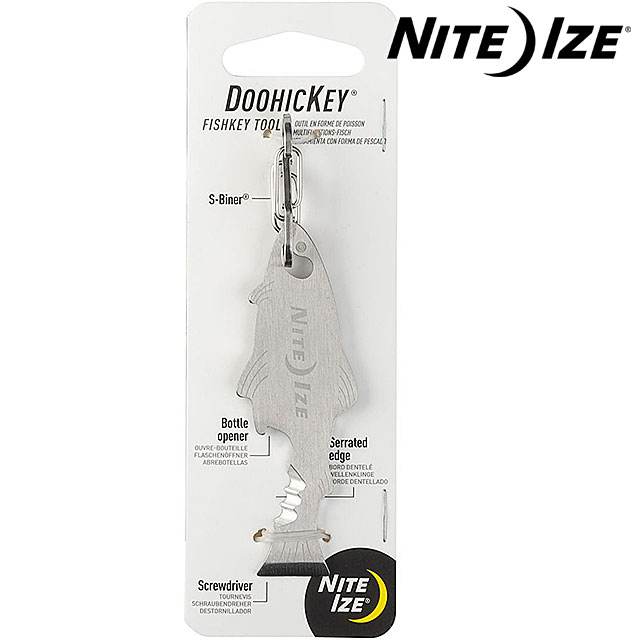 ナイトアイズ NITE IZE マルチツール ドゥーヒッキー フィッシュキーツール KMTFKS-11-R6 NI04333 キャンプ 携帯グッズ ステンレスシルバー 正規取扱店 | NITE IZE