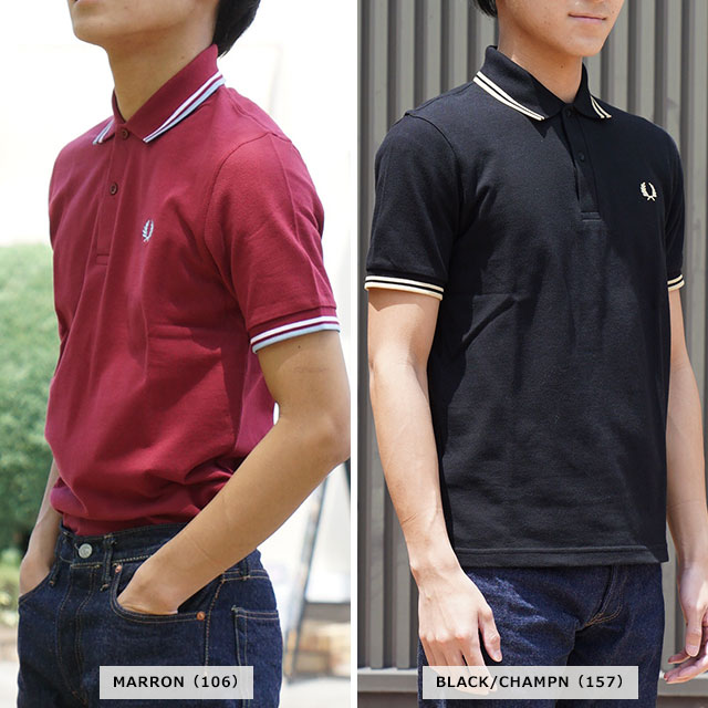 FRED PERRY フレッドペリー ポロシャツ メンズ TWIN TIPPED FRED PERRY