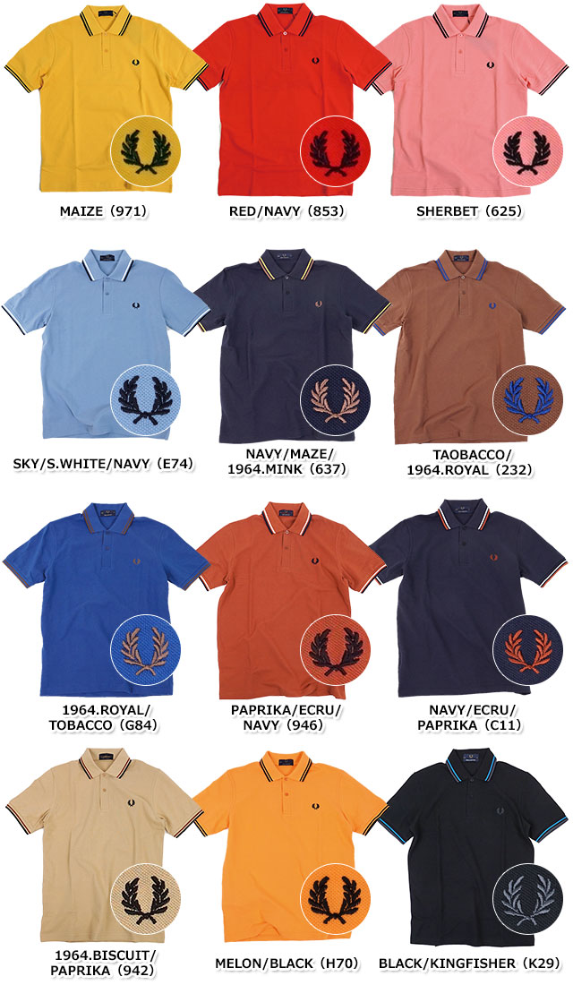 FRED PERRY フレッドペリー ポロシャツ メンズ TWIN TIPPED