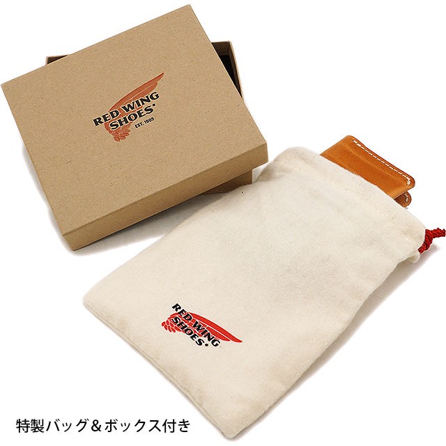 RED WING SHOES（レッドウィング） REDWING 二つ折りカードケース BI