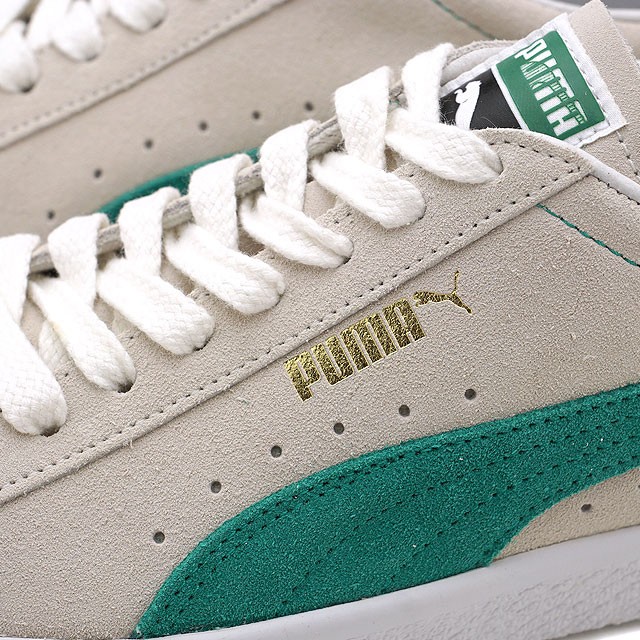 PUMA プーマ SUEDE 90681 スエード W.WHITE/G.FLASU/P.WHITE メンズ