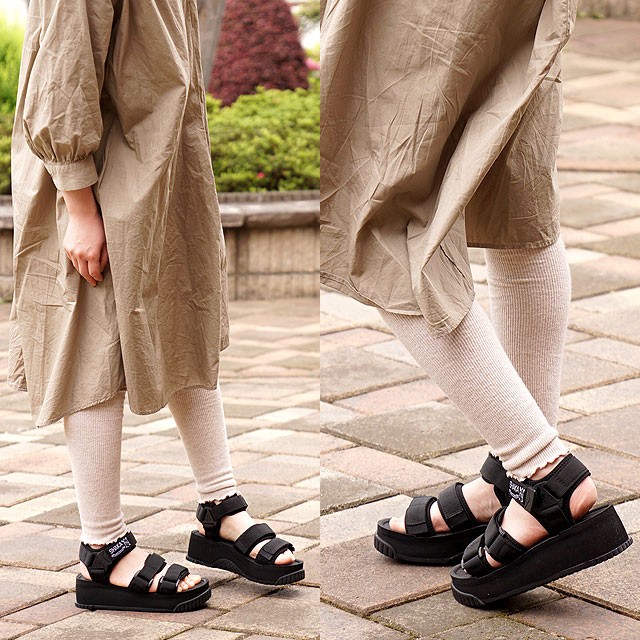 Shaka シャカ サンダル ネオ バンジー プラットフォーム Neo Bungy Platform メンズ レディース 厚底 ストラップ アウトドア 靴 Black ブラック系 Sk ミスチーフ 通販 Paypayモール