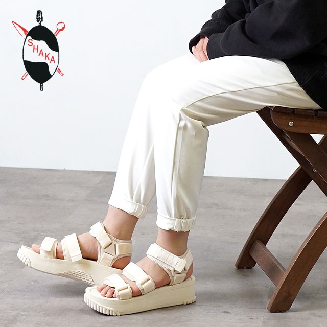 メンズ Shaka シャカ サンダル ネオ バンジー プラットフォーム Neo Bungy Platform メンズ レディース 厚底 ストラップ アウトドア 靴 Natural ホワイト系 Sk ミスチーフ Paypayモール店 通販 Paypayモー フィット