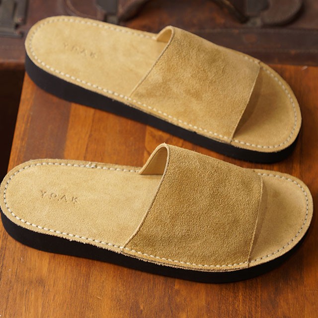 【日本製/最高峰の逸品】YOAK（ヨーク） レザーサンダル ビブラムソール YOAK（ヨーク） 返品交換送料無料 メンズ オリバー OLIVER レザー