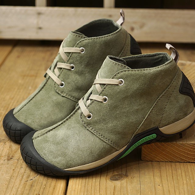 メレル MERRELL スニーカー パスウェイ ミッド レース W PATHWAY MID LACE J6002308 レディース ミッドカット  トレッキングシューズ OLIVE グリーン系