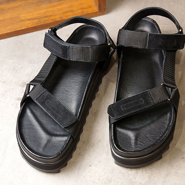 美品　KURO レザーサンダル　シャークソール Loose ルース シャークソールレザーサンダル メンズ レディース