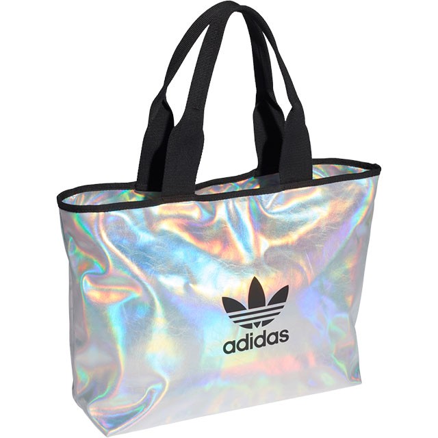 adidas オリジナルトートバック　メタル シルバー adidas - adidas トートバッグ シルバー 【正規品】新品未使用