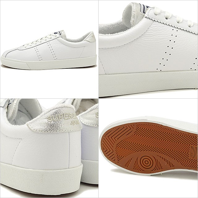 SUPERGA（スペルガ） スニーカー ラメ レザーコンビ 2843-COMFLEALAMEW