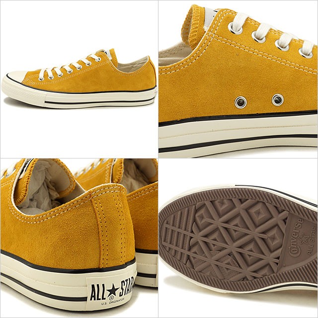 ーシューズ コンバース All Star Us Ox Su メンズ レディース ローカット 靴 Gold イエロー系 ミスチーフ Paypayモール店 通販 Paypayモール Converse スニーカー スエード オールスター Us Ox Suede تジテイスト