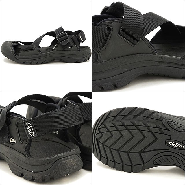 【美品】KEEN サンダル　ゼラポート　ストラップ　ブラック　キーン KEEN 交換送料片道無料 キーン サンダル ゼラポート 2 ZERRAPORT