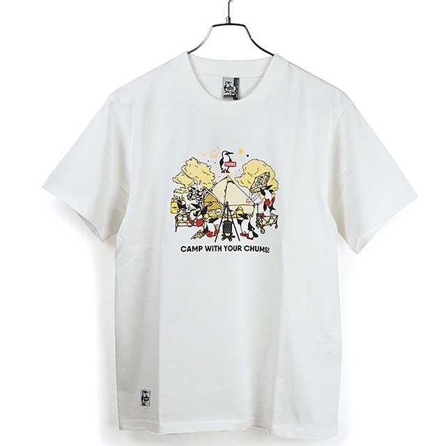チャムス Chums メンズ キャンプ ウィズ ユア チャムス Tシャツ M Camp With Your Chums T Shirt Ch01 1708 Ss トップス 半袖 ミスチーフ Paypayモール店 通販 Paypayモール