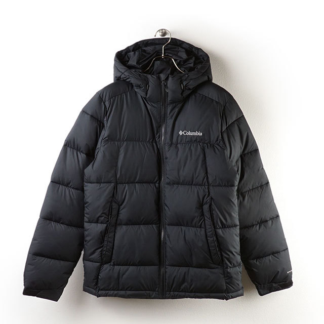 コロンビア Columbia メンズ アウター パイクレイクフーデッドジャケット PIKE LAKE HOODED JACKET WE0020-010  FW20 トップス 中綿 フルジップ Black ブラック系