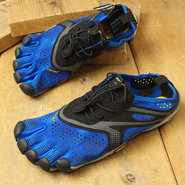 ビブラムファイブフィンガーズ Vibram FiveFingers 5本指シューズ ランニング ウォーキング用 V-RUN M 20M7002  SS20 メンズ スニーカー BLUE BLACK ブルー系